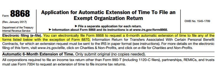 filr form 990