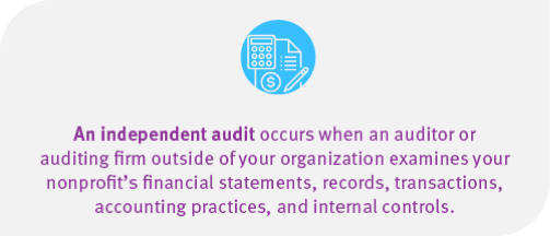 Nonprofit independent audit definition